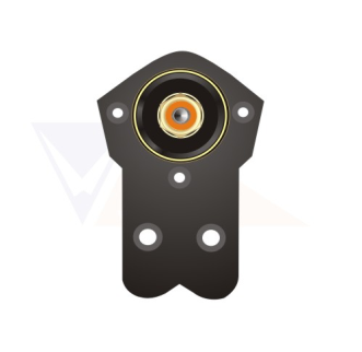 ROTULA DE SUSPENSION INFERIOR -2 AGUJEROS FORD FALCON  78/   (ROSCA:15,9MM)