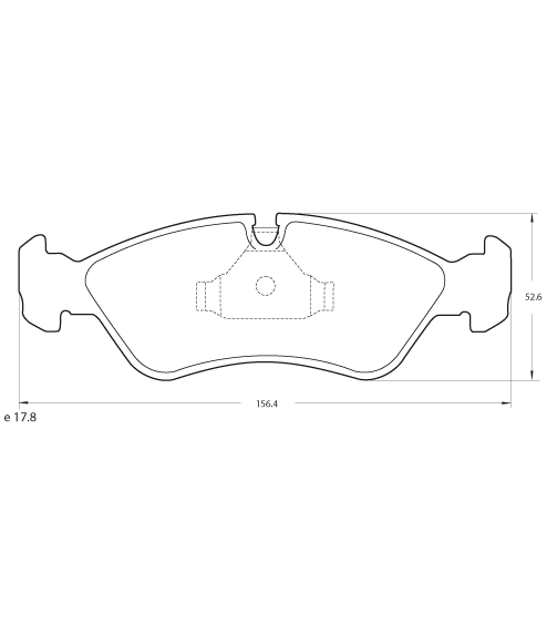 PASTILLA DE FRENO CHEVROLET OMEGA/SUPREMA/ DAEWO/ESPERO/LANOS/NEXIA (SIST. TEVES)