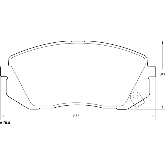 PASTILLA DE FRENO DEL KIA SPORTAGE 10/13 (2.0)/TUCSON 10/... /SOUL 14/...KONA