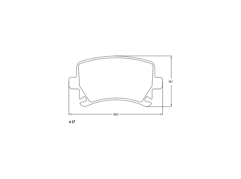 PASTILLA DE FRENO TRAS AUDI A3/AQUATRO/TT - VW VENTO/BORA/GOLF/PASSAT