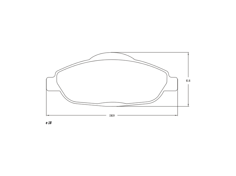 PASTILLA DE FRENO DEL. PEUGEOT 308/408/3008/5008 - CITROEN C4 LOUNGE
