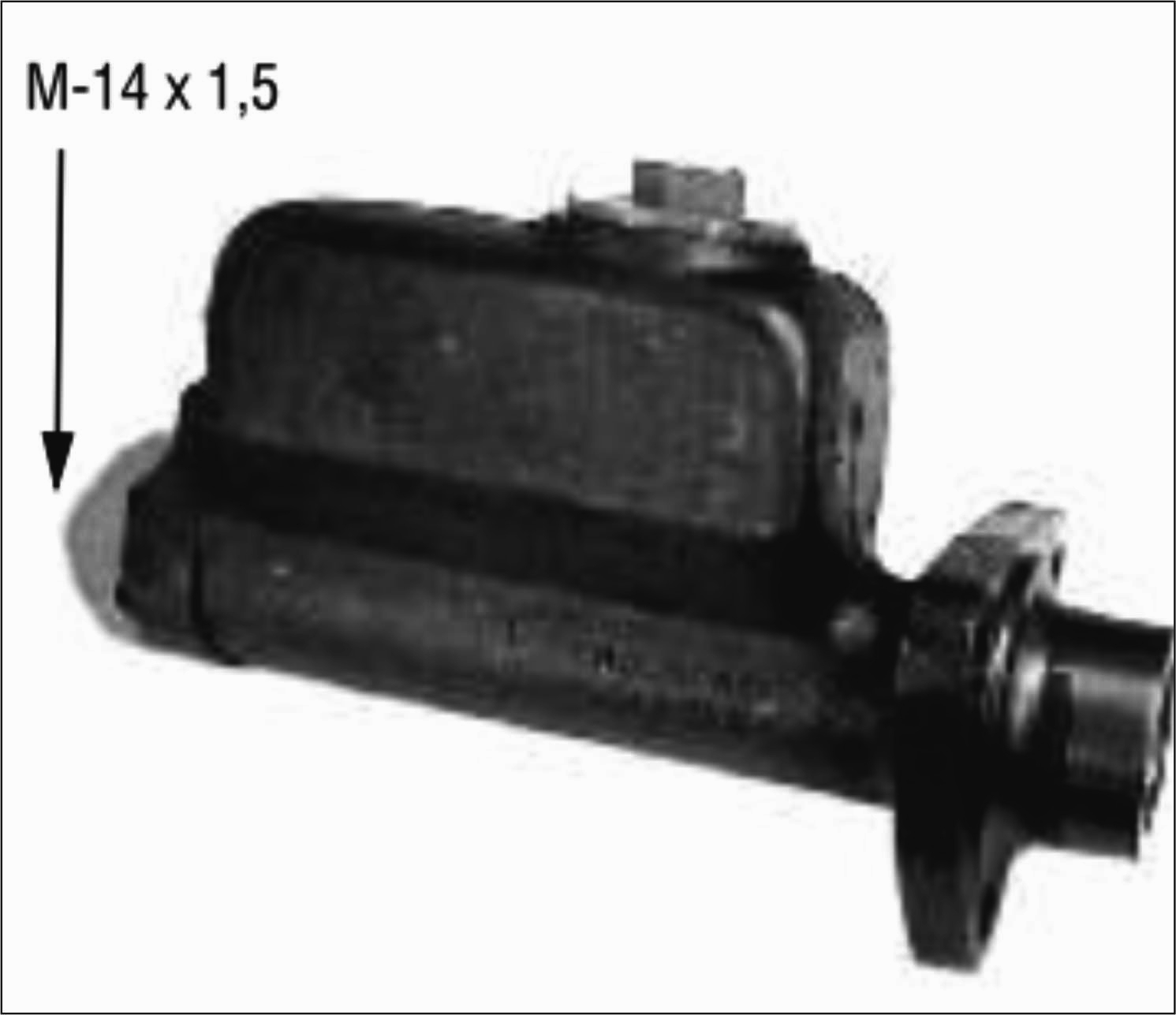 BOMBA DE FRENO  M.B 1114 SIMPLE 1 1/4". D.FUNDICION.