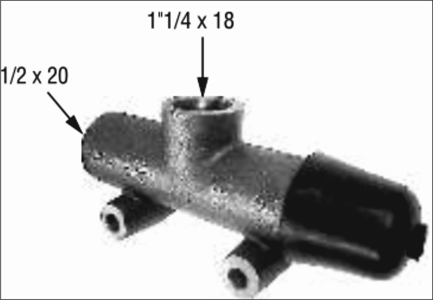 BOMBA DE FRENO RASTROJERO NP62 1"1/4