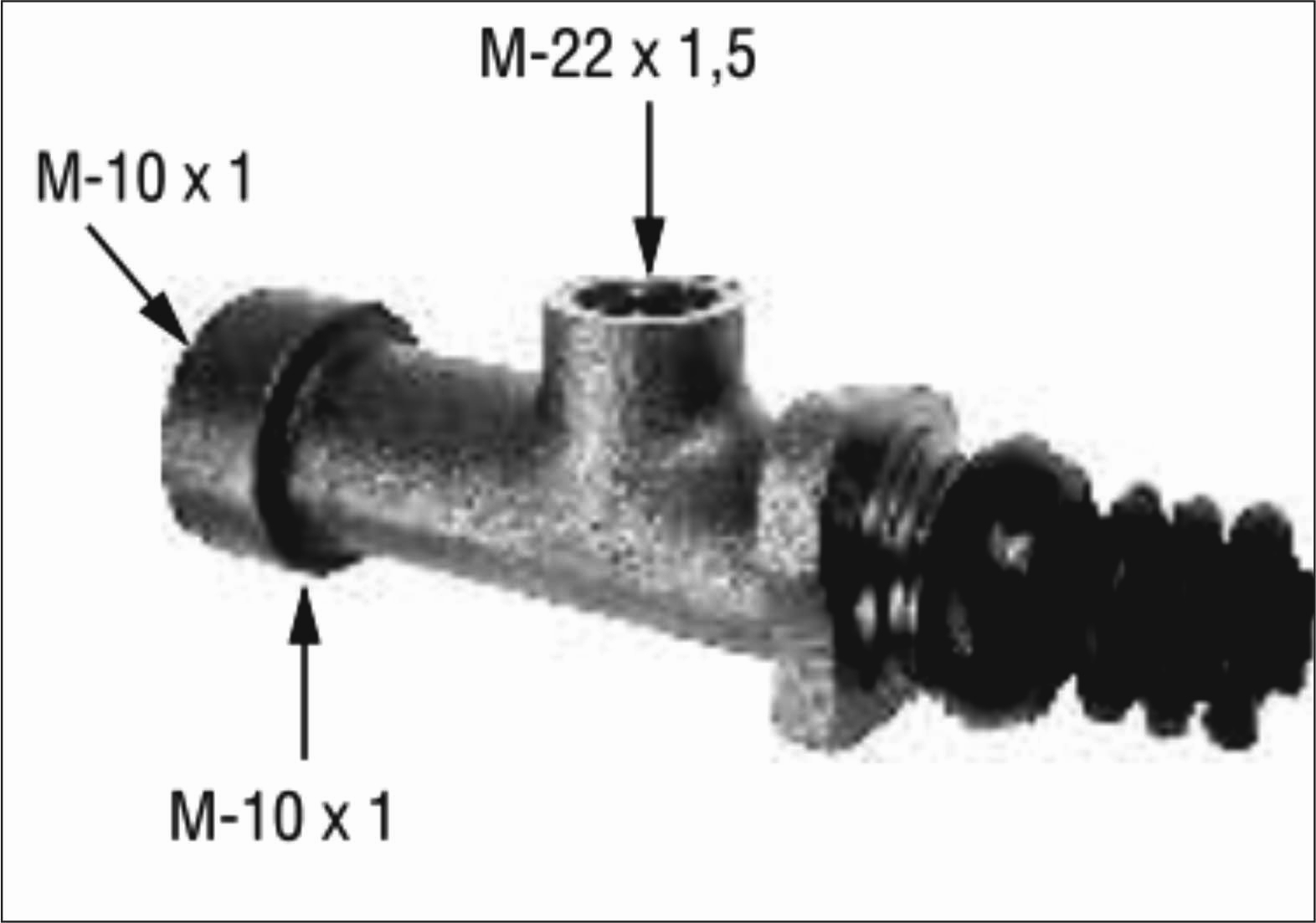 BOMBA DE FRENO  RASTROJERO NP63 SIMPLE 1"