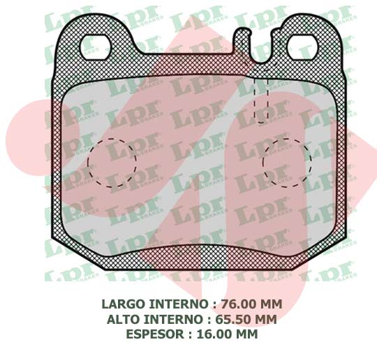 PASTILLA DE FRENO TRAS MERCEDEZ BENZ CLASE ML 230