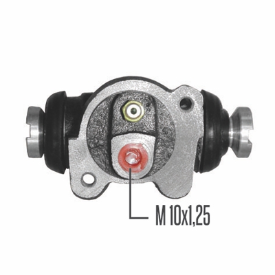 CILINDRO DE RUEDA  FIAT MULTICARGA/125 2SERIE Ø22.00 MM. TRAS. CONEX. CTRAL.
