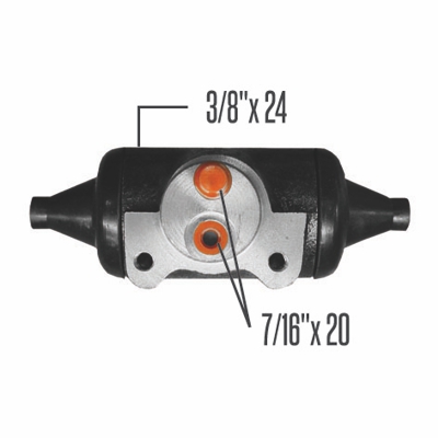 CILINDRO DE RUEDA  GM/FORD/DODGE Ø41.27 MM. TRAS. DER.