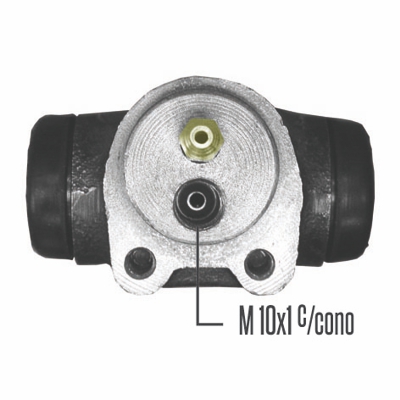 CILINDRO DE RUEDA  GM CHEVETTE Ø17.46 MM. TRAS.CONEX.CTRAL.