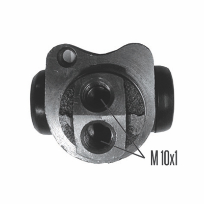 CILINDRO DE RUEDA  CHEVROLET SPARK DAEWOO MATIZ TRAS. CONEXION CENTRAL  DIAM. 17.46 MM