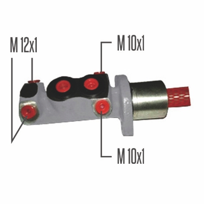 BOMBA DE FRENO  RENAULT CLIO II  20.63 MM TIPO BOSCH