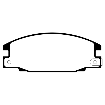 PASTILLA DE FRENO DEL CHEVROLET LUV/ISUZU LUV