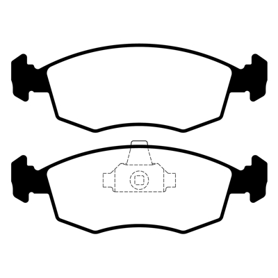 PASTILLA DE FRENO DEL FIAT IDEA 05/... /STRADA 99/... /PALIO/PALIO WEEKEND