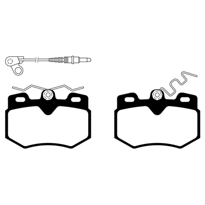 PASTILLA DE FRENO CITROEN AX GTI 90/94 /C15/ZX 90/96 /PEUGEOT 205