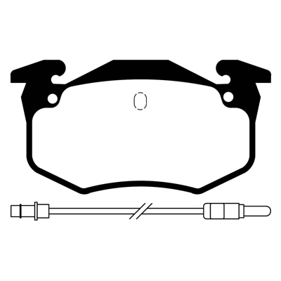 PASTILLA DE FRENO TRAS CITROËN ZX N2 03/91-06/97