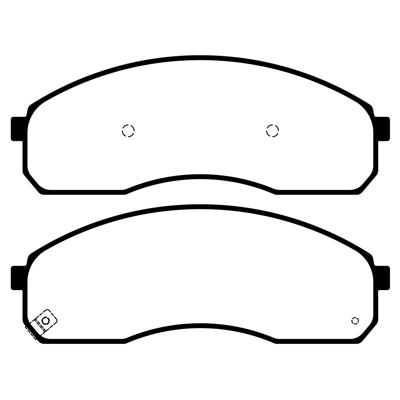PASTILLA DE FRENO DEL KIA K-2500 13/... CARNIVAL - HYUNDAY H-100 06/...