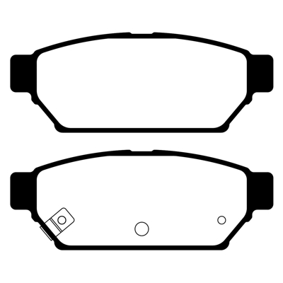 PASTILLA DE FRENO TRAS MITSUBISHI LANCER V 92/98 (1.8-16V)