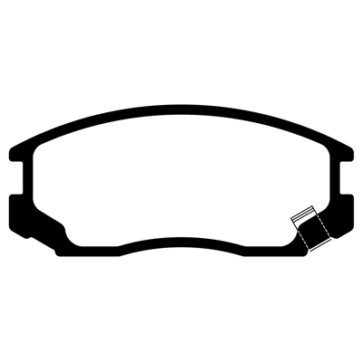 PASTILLA DE FRENO DEL MITSUBISHI LANCER 00/... (ULTRAPAD)