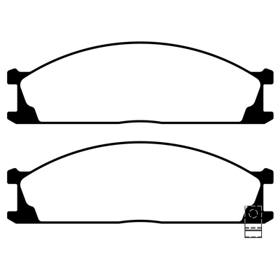 PASTILLA DE FRENO DEL NISSAN FRONTIER/TERRANO 98/...