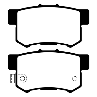 PASTILLA DE FRENO TRAS HONDA ACCORD/LEGEND/CIVIC 98/... /CRV 02/04