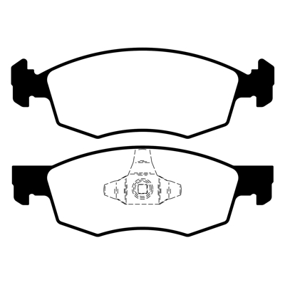 PASTILLA DE FRENO DEL FIAT SIENA/GRAND SIENA 12/... /PUNTO 12/... (1.4)/STRADA ADVENTURE 14/... /FIORINO 14/... (1.4)