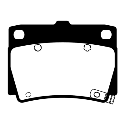 PASTILLA DE FRENO TRAS MITSUBISHI MONTERO - PAJERO SPORT 98/... (2.5 TD-3.0-V6)