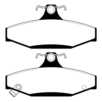 PASTILLA DE FRENO TRAS SSANGYONG MUSSO 97/...