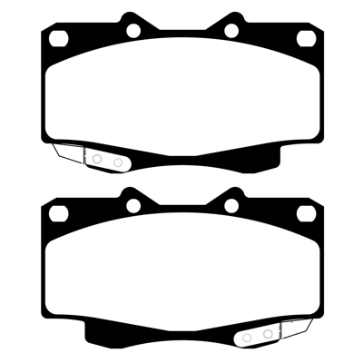 PASTILLA DE FRENO DEL TOYOTA PICK UP TACOMA 99/... (4X2-4X4)