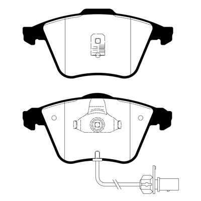 PASTILLA DE FRENO DEL AUDI ALLROAD/QUATTRO 02/... (2.5-2.7-4.2)