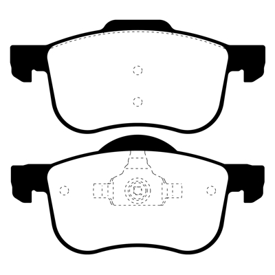 PASTILLA DE FRENO DEL VOLVO XC 70 CROSS COUNTRY (2.4-2.5-4WD) 00/...