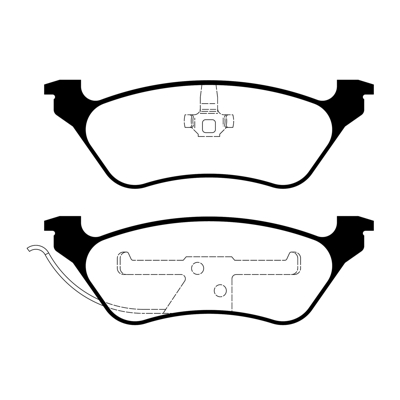 PASTILLA DE FRENO TRAS DODGE TOWN & COUNTRY 01/...