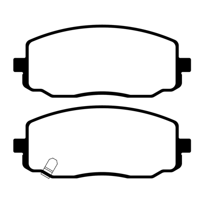 PASTILLA DE FRENO DEL KIA PICANTO 07/... /HYUNDAI I-10/...