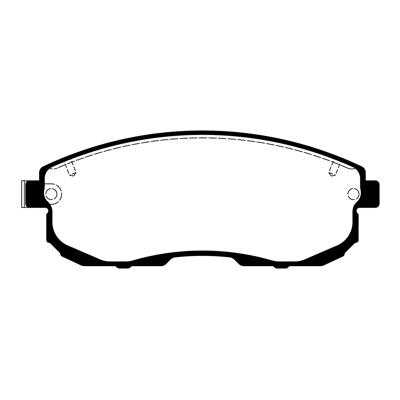 PASTILLA DE FRENO DEL NISSAN SENTRA 07/... /TIDDA II 11/...