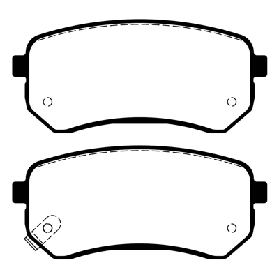 PASTILLA DE FRENO TRAS HYUNDAI ATOS I10/KIA PICANTO SPORTAGE