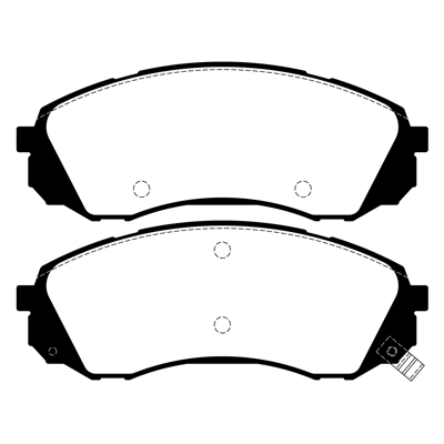 PASTILLA DE FRENO DEL HYUNDAI H1 09/... /KIA CARNIVAL