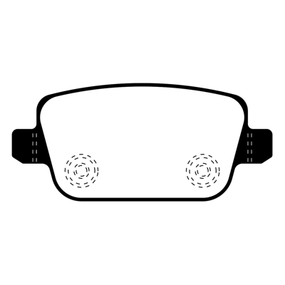 PASTILLA DE FRENO TRAS FORD S-MAX 06/... /MONDEO 07/...  /KUGA  08/...