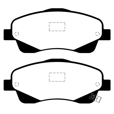 PASTILLA DE FRENO DEL TOYOTA COROLLA 03/... AVENSIS
