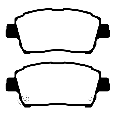 PASTILLA DE FRENO DEL TOYOTA CELICA / YARIS /PRIUS /LIFAN - SHINERAY T-30