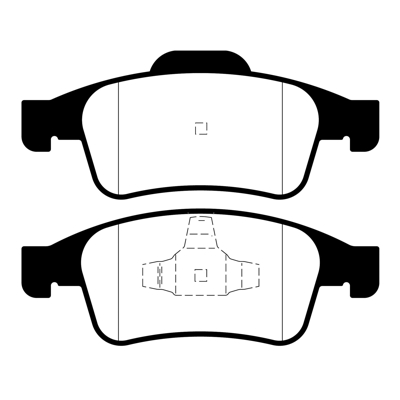 PASTILLA DE FRENO DEL RENAULT KANGOO 18/... /FLUENCE 10/... /DUSTER 11/...(2.0)/CAPTUR