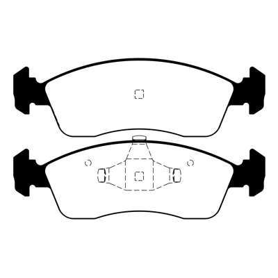 PASTILLA DE FRENO DEL FIAT UNO FACE ll - PALIO NOVO - ARGO 17/... - PEUGEOT 208 - CITROEN C-3 12/...