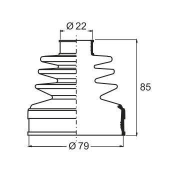FUELLE TRANSMISION -HONDA CIVIC - ACCORD - PRELUDE (93-99) CAJA /  IZQ-DER