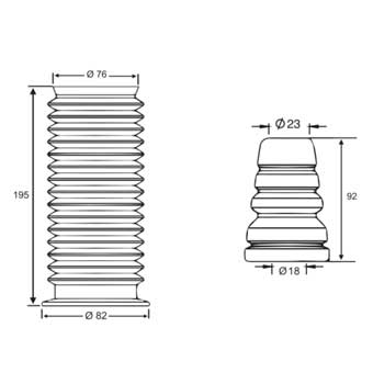 TOPE Y FUELLE SUSPENSION- DEL.  CHEV. SONIC/COBALT/ ACTIV/ ONIX /  PRISMA