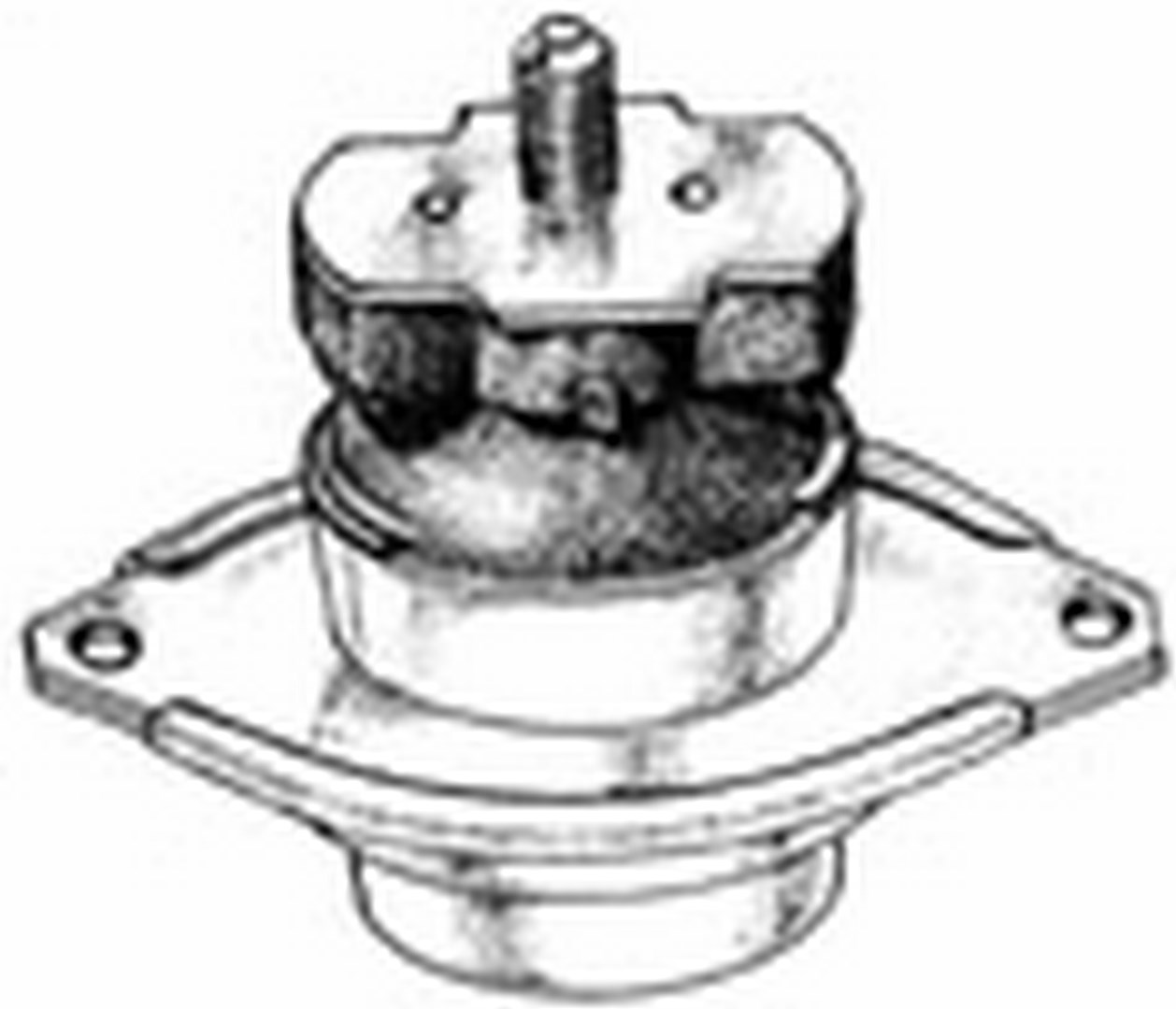 SOPORTE DELANTERO DE MOTOR (NO HIDRAULICO) SILVERADO DEL 80 AL 85 DIESEL