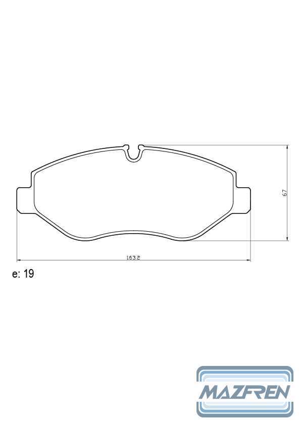 PASTILLA DE FRENO DEL MERCEDES BENZ SPRINTER 415/416 - 311 -  VITO - VIANO SISTEMA BREMBO