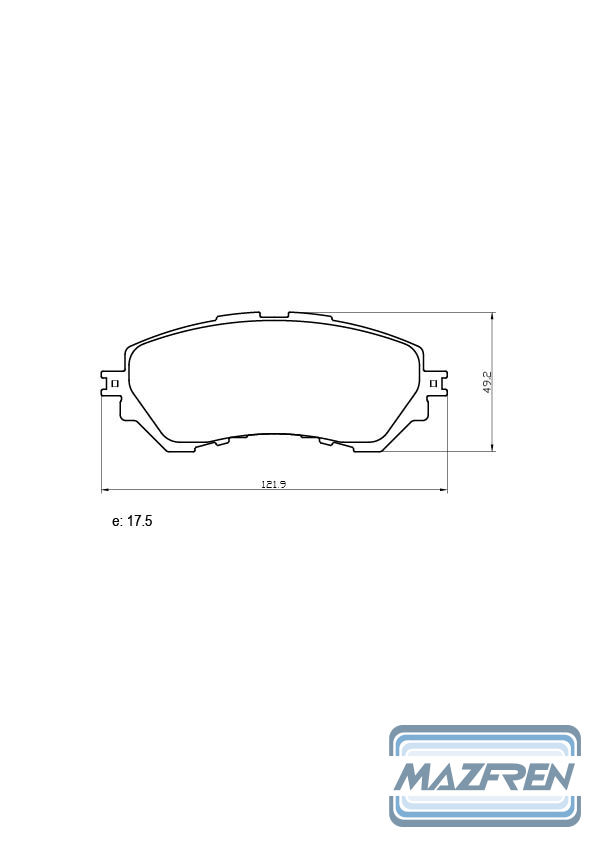 PASTILLA DE FRENO DELANTERAS TOYOTA VIOS 13/... YARIS 13/17
