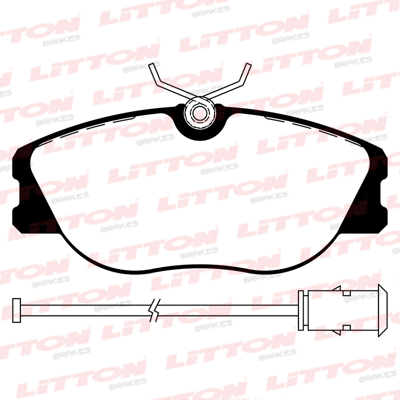 PASTILLA DE FRENO DEL ALFA ROMEO 155 92/... (1.9/2.0/2.5)