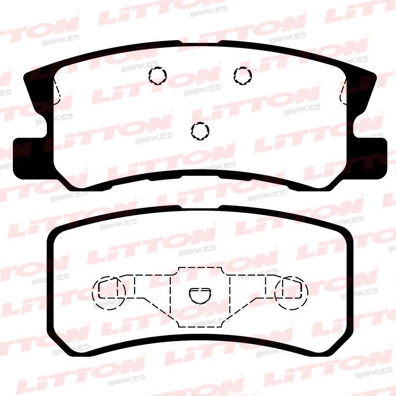 PASTILLA DE FRENO TRAS MITSUBISHI ENDEAVER 04/05 /MONTERO 01/05 /PAJERO 01/05 - JEEP COMPASS