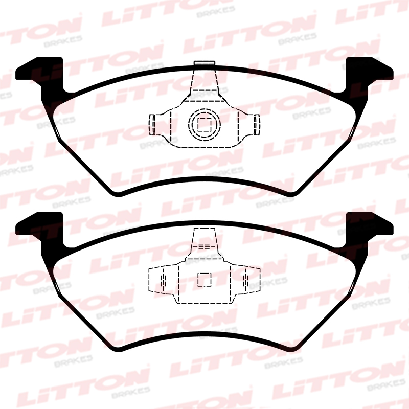 PASTILLA DE FRENO DEL VW GOL TREND (1.6)/SAVEIRO TREND - CROS - 15/... VOYAGE (1.6) 12/...