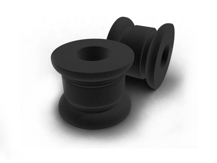 JUEGO 2 BUJES CENTRALES BARRA ESTABILIZADORA DELANTERA MERCEDES CLASE A