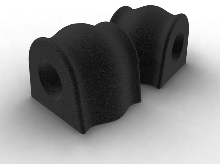 JUEGO 2 BUJES CENTRALES BARRA ESTABILIZADORA DELANTERA SUBARU LEGACY OUTBACK 2,5  97/04  (REEMP.PIEZA 20401AC011)