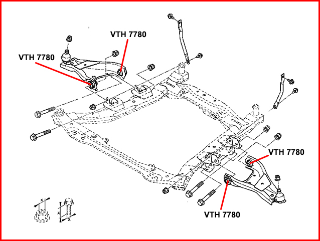 BUJE PARRILLA DELANTERA  RENAULT DUSTER / OROCH / LOGAN 2 / CAPTUR